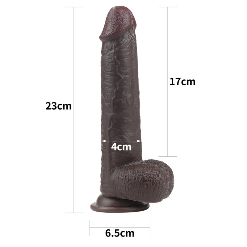  Shop bán Dương vật giả da đen mềm khủng lovetoy 9 inch loại tốt
