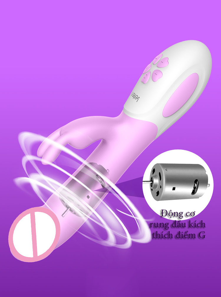 Dương vật sưởi ấm Letten Swing rung ngoáy 360 độ cao cấp