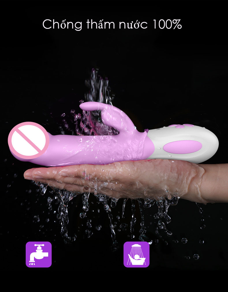 Dương vật sưởi ấm Letten Swing rung ngoáy 360 độ cao cấp