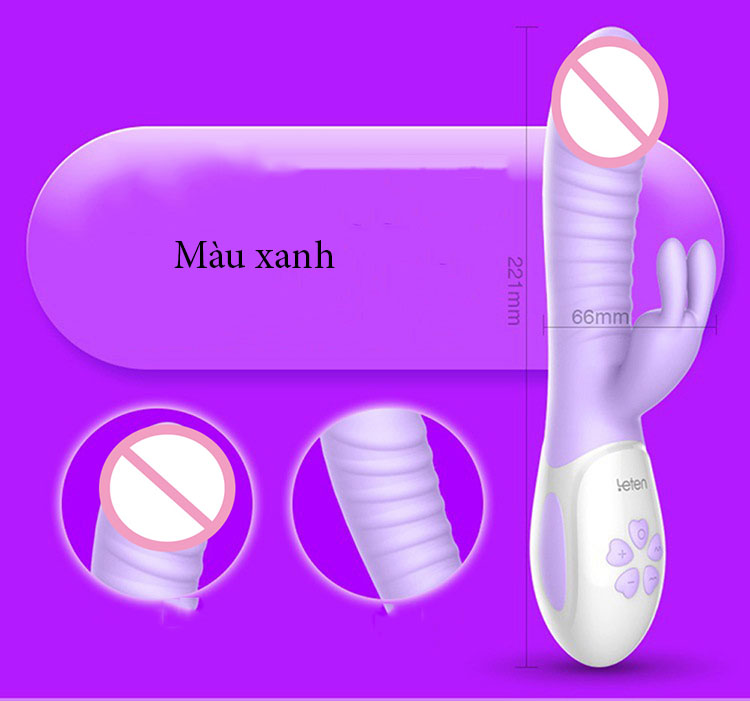 Dương vật sưởi ấm Letten Swing rung ngoáy 360 độ cao cấp