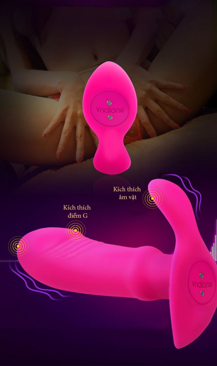 Dương vật rung sưởi ấm Nalone Marley 7 tần số điều khiển từ xa