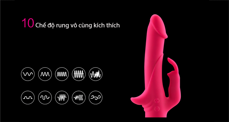 Dương vật silicon rung Joko kích thích điểm G, silicone an toàn
