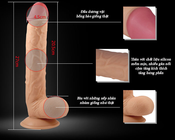 Dương vật silicon siêu khủng Chisa Super Cock dán tường kháng khuẩn