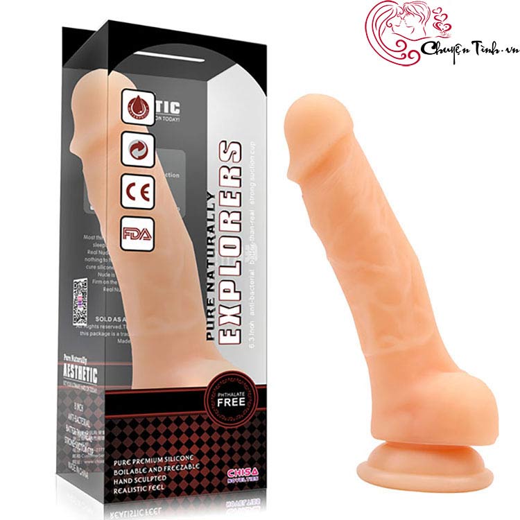 Dương vật silicon Chisa Explore kháng khuẩn kích thích sướng