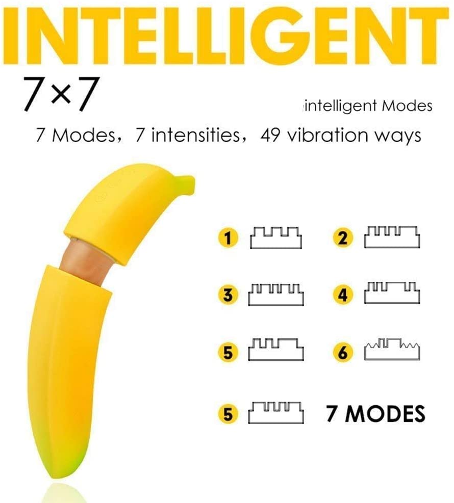 Dương vật thủ dâm nữ cao cấp silicon rung hình trái chuối sạc USB