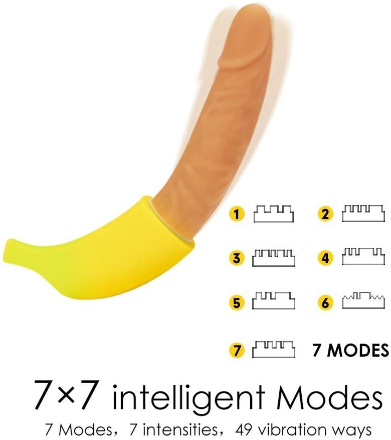 Dương vật thủ dâm nữ cao cấp silicon rung hình trái chuối sạc USB