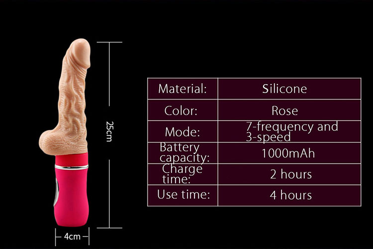 Dương vật giả Ailighter rung thụt tỏa nhiệt silicon cao cấp Mỹ