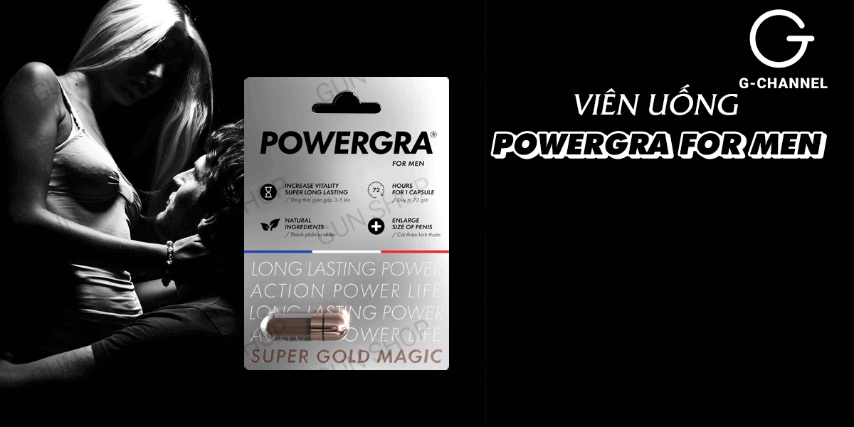Nhập sỉ Viên uống tăng kích thước kéo dài thời gian Powergra For Men - Vỉ 1 viên giá tốt Nhập sỉ Viên uống tăng kích thước kéo dài thời gian Powergra For Men - Vỉ 1 viên giá tốt