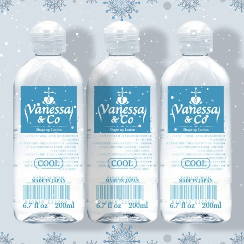 Gel Vanessa bôi trơn siêu mượt cấp ẩm cao 200ml mát lạnh mùa hè