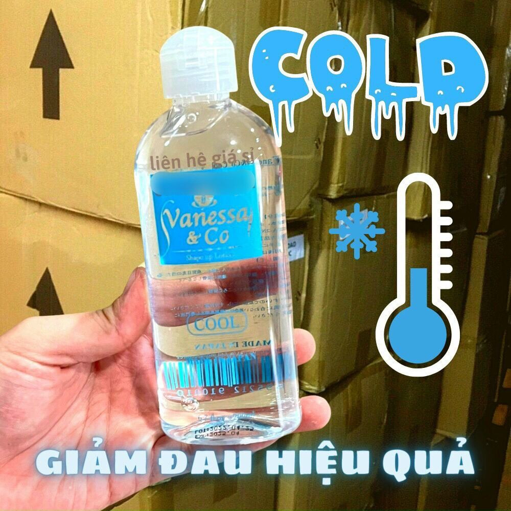 Gel Vanessa bôi trơn siêu mượt cấp ẩm cao 200ml mát lạnh mùa hè