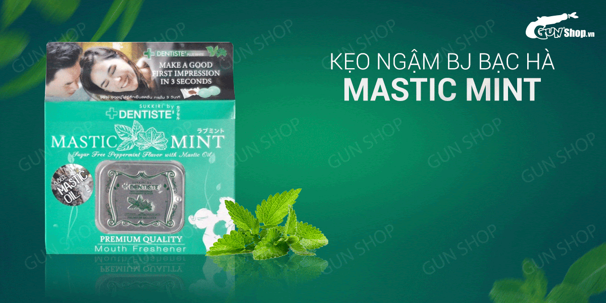  Giá sỉ Kẹo ngậm BJ phòng the hương bạc hà - kẹo tình yêu Mastic Mint kẹo đổi gió tăng hưng phấn mới nhất