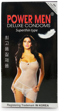 Bao cao su Powermen SuperThin 12s siêu mỏng ôm sát hộp 12 cái