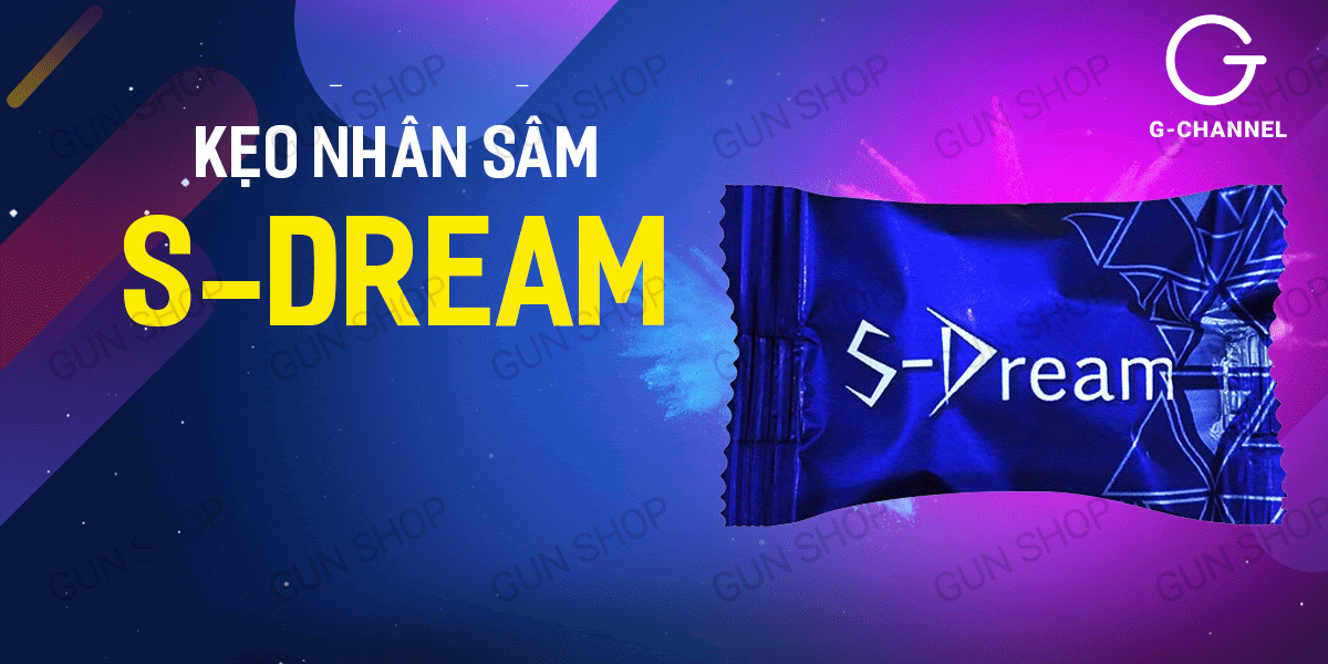 Kẹo nhân sâm S-Dream tăng cường sinh lý nam khỏe mạnh