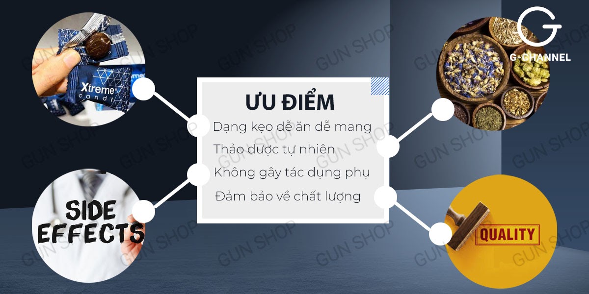  Cửa hàng bán Kẹo nhân sâm Xtreme - Tăng cường sinh lý - 1 viên cao cấp