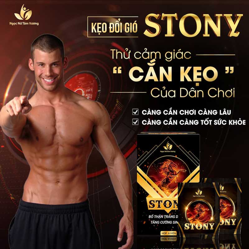 Kẹo Stony Chính Hãng Thảo Dược Tăng Cường Sinh Lý Nam An Toàn Thiên Nhiên