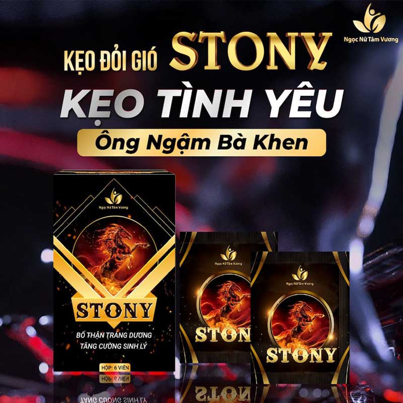 Kẹo Stony Chính Hãng Thảo Dược Tăng Cường Sinh Lý Nam An Toàn Thiên Nhiên