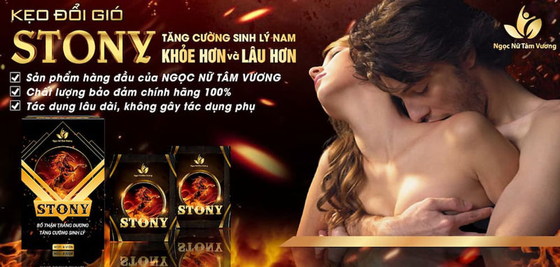 Kẹo Stony Chính Hãng Thảo Dược Tăng Cường Sinh Lý Nam An Toàn Thiên Nhiên