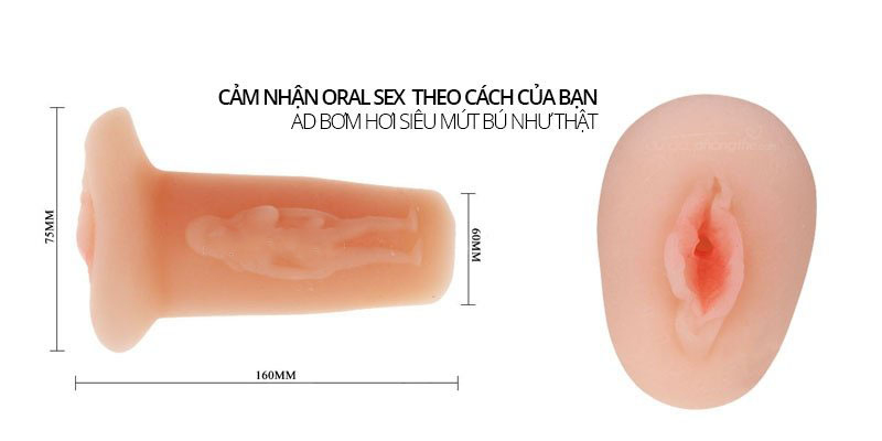 Âm đạo bơm hơi như thật, silicon cao cấp an toàn sử dụng