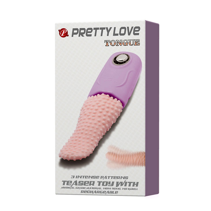 Lưỡi bi rung liếm âm đạo Pretty Love Tongue 3 chế độ rung chuẩn quốc tế