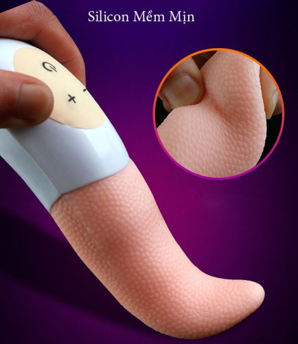 Lưỡi liếm âm đạo silicone + 2 trứng rung tình yêu massage giải tỏa sinh lý