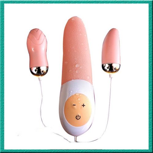 Lưỡi liếm âm đạo silicone + 2 trứng rung tình yêu massage giải tỏa sinh lý