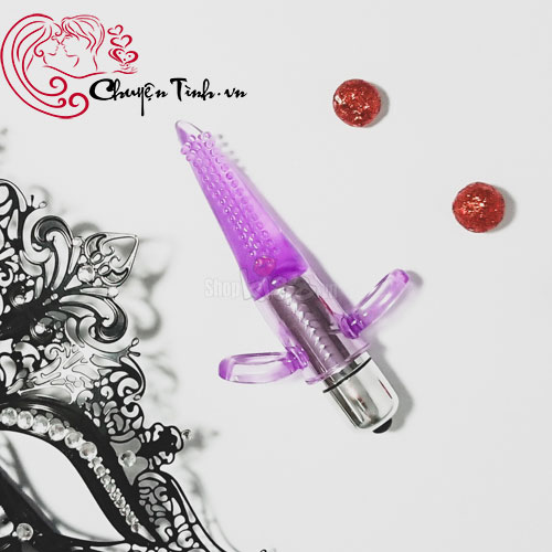 Lưỡi liếm đeo ngón tay gai rung Leten Nhật Bản, kích thích điểm G