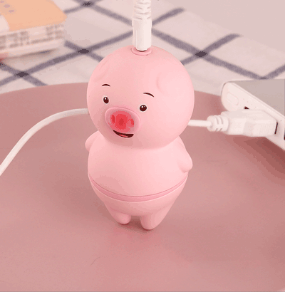 Lưỡi rung liếm âm đạo ngụy trang con heo, 10 chế độ rung êm ái