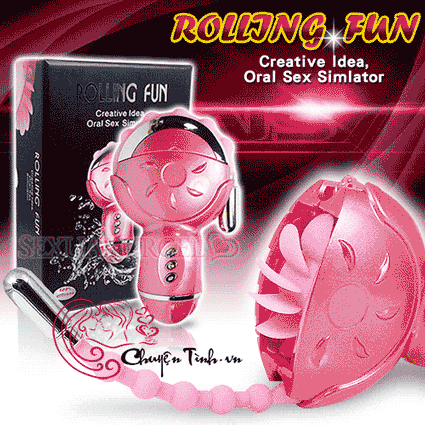 Lưỡi rung liếm âm đạo Rolling Fun 2, 10 chế độ rung cực đã