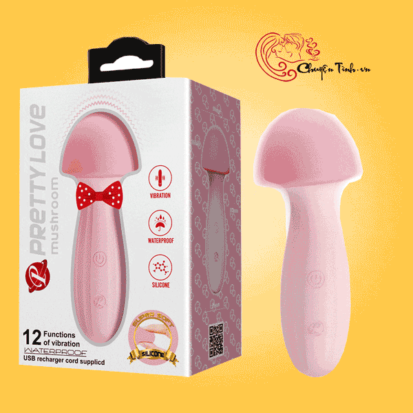 Máy mát xa điểm G Pretty Love cao cấp silicon mềm mại rung 12 chế độ