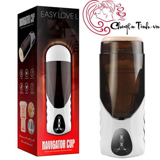 Máy bú liếm Navigator Cup tự động rung xoay thụt sưởi ấm rên rỉ cực đỉnh