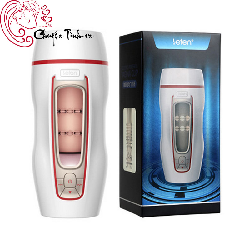 Máy bú mút dương vật tự động Leten chất liệu ABS ruột silicon TPE