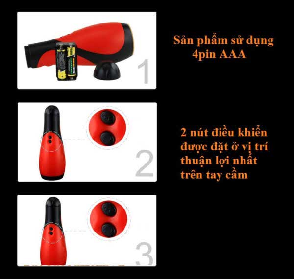 Máy bú mút tự động Oral Sex Lover rung thụt silicon cao cấp