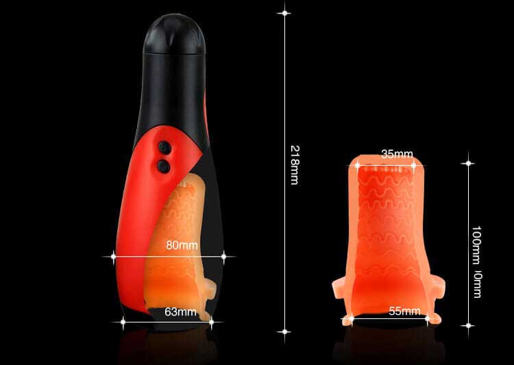 Máy bú mút tự động Oral Sex Lover rung thụt silicon cao cấp