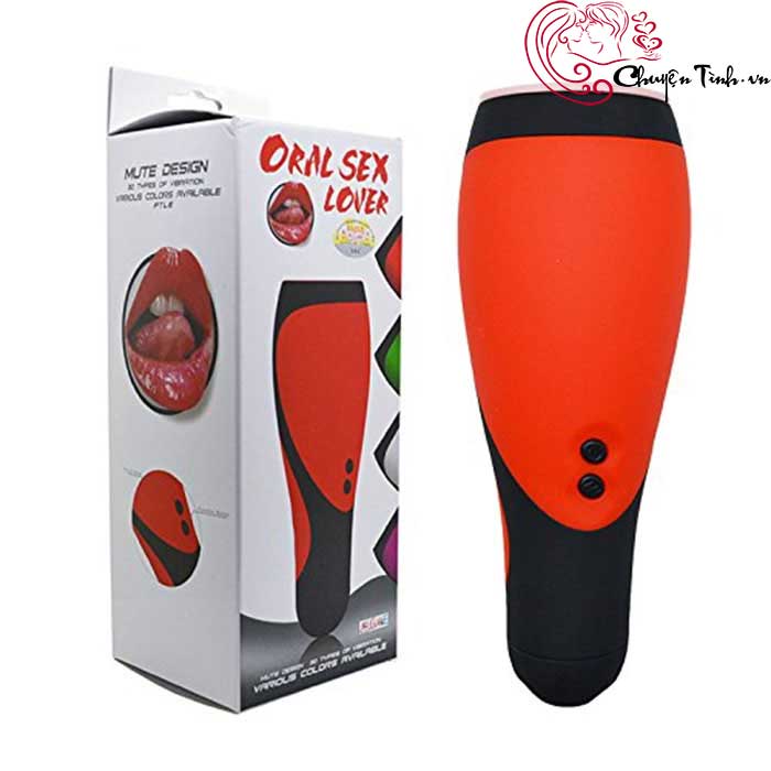 Máy bú mút tự động Oral Sex Lover rung thụt silicon cao cấp