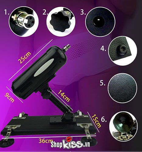 Máy làm tình tự động cao cấp kích thích âm đạo mát xa dương vật