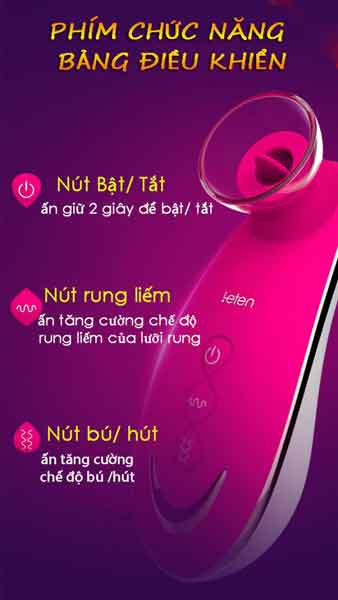 Máy Massage Bú Liếm Mini Leten Cao Cấp Silicon TPE+ABS Pin 500mA