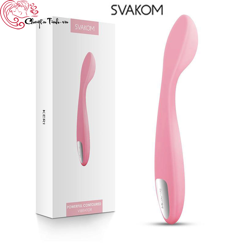 Máy Rung Kích Thích Nữ SVAKOM KERI Silicon Y Tế Massage Điểm G, Âm Vật