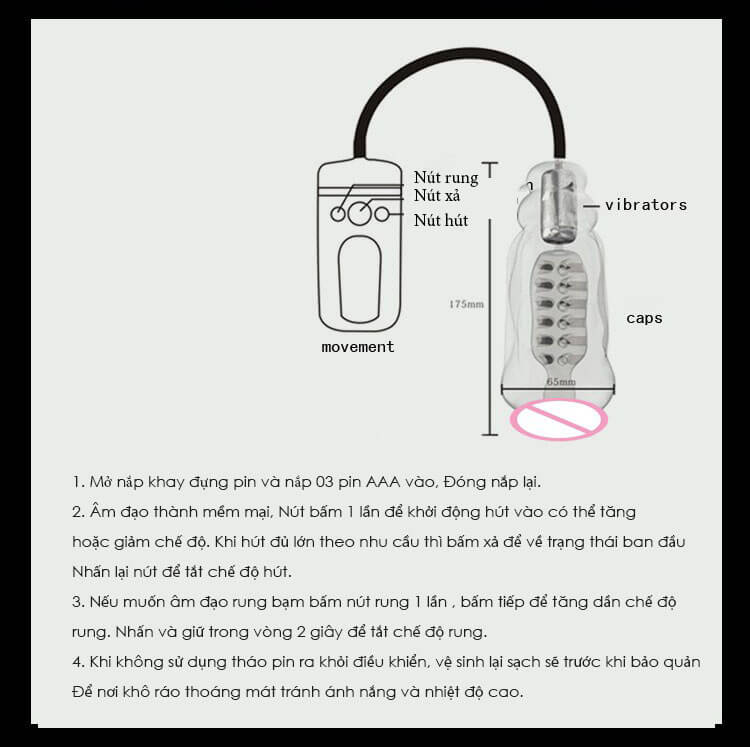  Review Máy rung hút bú mút dương vật tự động nhập khẩu