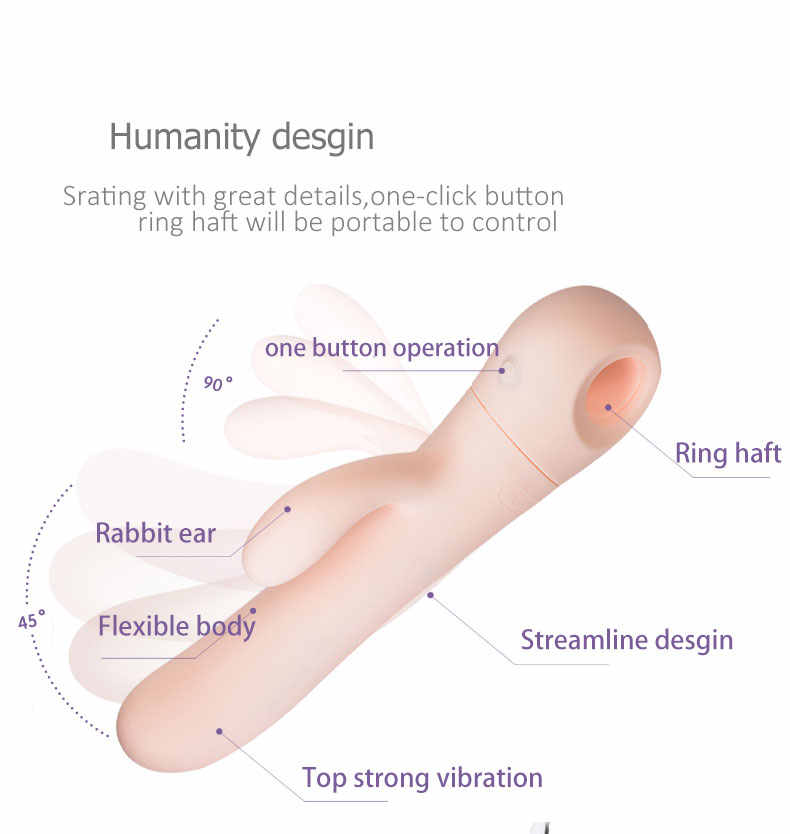 Máy rung điểm G Durex Dual Head Vibrator Loop silicone ABS