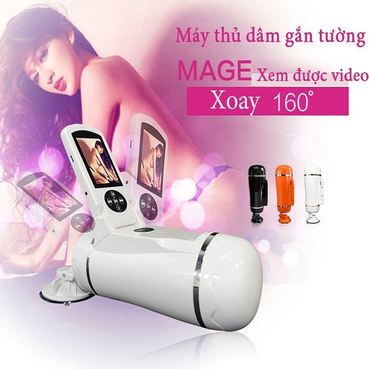 Máy thủ dâm gắn tường MAIG LCD tăng khoái cảm giải tỏa nhu cầu nam giới