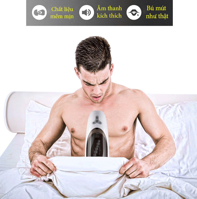 Máy thủ dâm tự động cao cấp JUICER bú mút xoay cực đã kéo dài thời gian