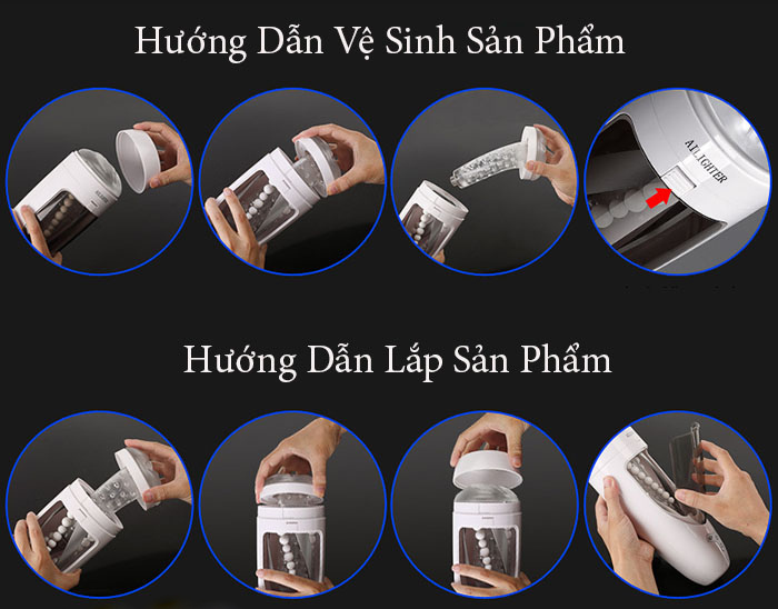 Máy thủ dâm tự động cao cấp JUICER bú mút xoay cực đã kéo dài thời gian