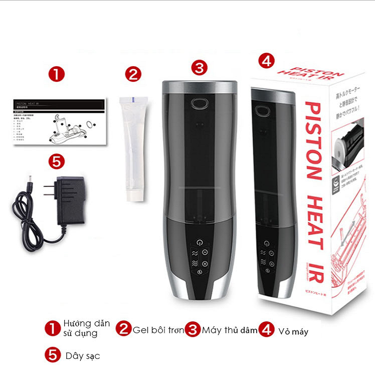  Giá sỉ Máy thủ dâm tự động Nhật bản Piston Heat IR- rung thụt xoay 2 chiều điều chỉnh nhiệt tốt nhất