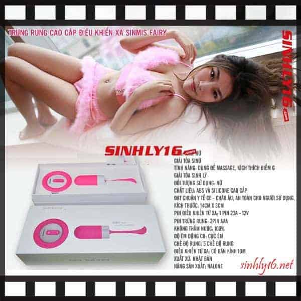 Trứng rung Sinmis Fairy điều khiển xa cao cấp Nhật Bản Trứng rung Sinmis Fairy điều khiển xa cao cấp Nhật Bản