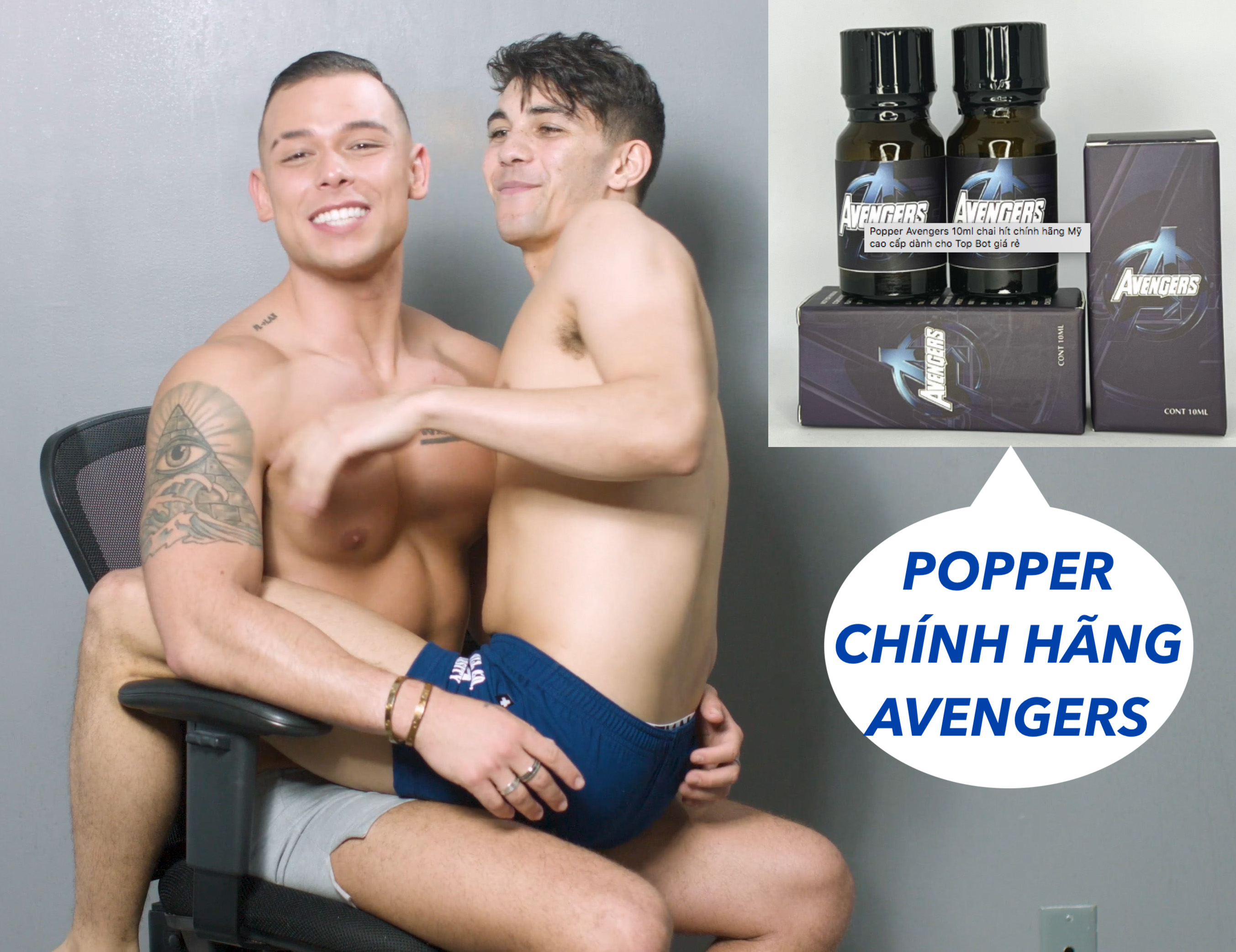 Popper Avengers 10ml Top Bot chính hãng Mỹ mùi quyến rũ