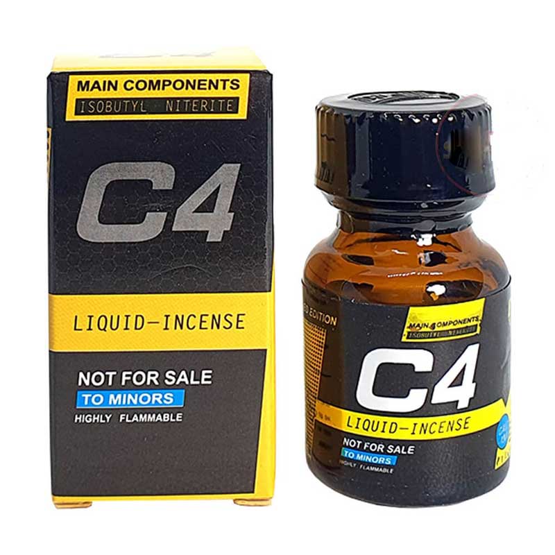 Popper C4 vàng 10ml Mỹ tăng hưng phấn gay sex chính hãng