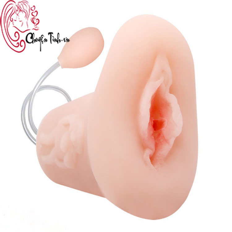 Âm đạo bơm hơi như thật, silicon cao cấp an toàn sử dụng
