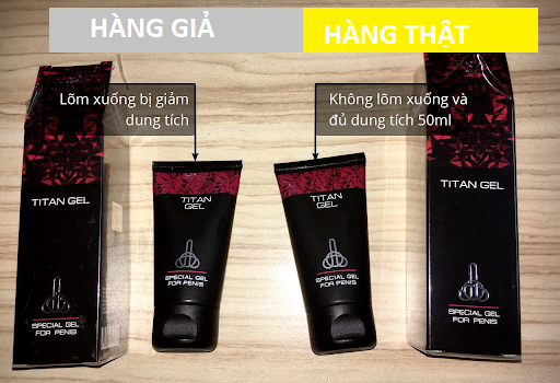 Gel bôi trơn Titan tăng kích thước chai 50ml an toàn hiệu quả