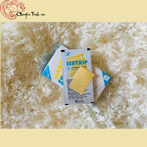 Tem ngậm Sentrip tăng sinh lý nam Hàn Quốc hiệu quả nhanh
