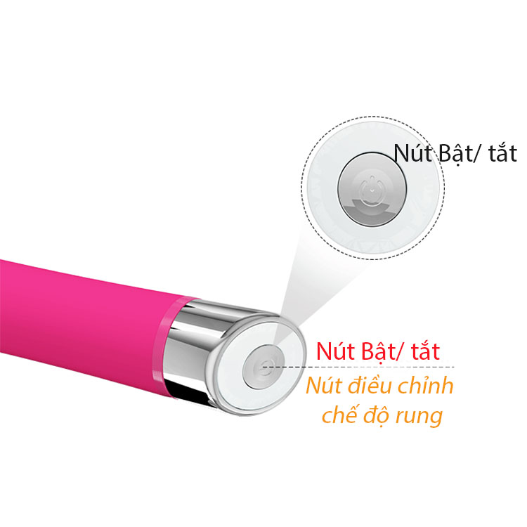 Dương vật giả đa chế độ rung massage âm đạo Silicon an toàn